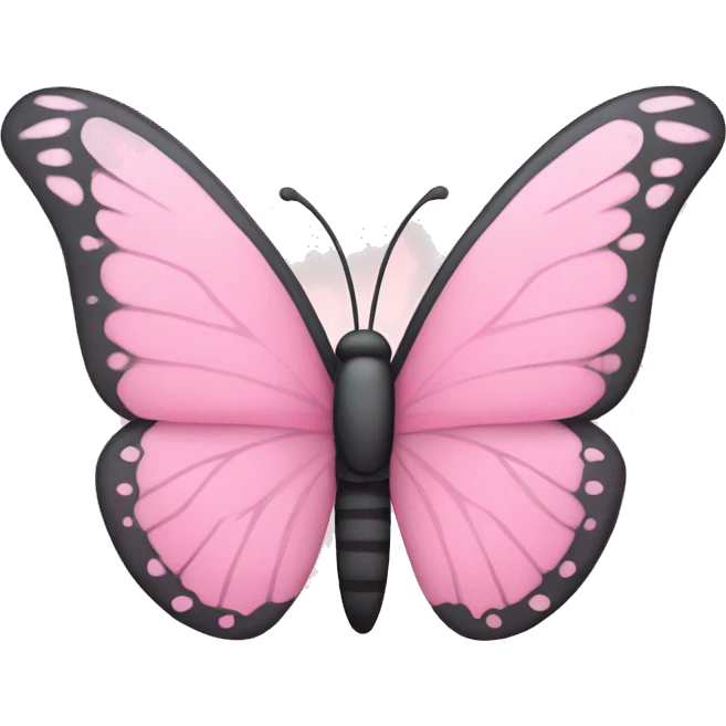 butterfly with baby pink wings emoji