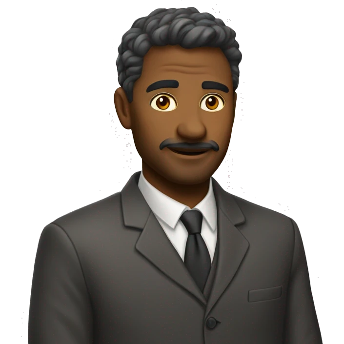 молодой человек показывает сердце  emoji