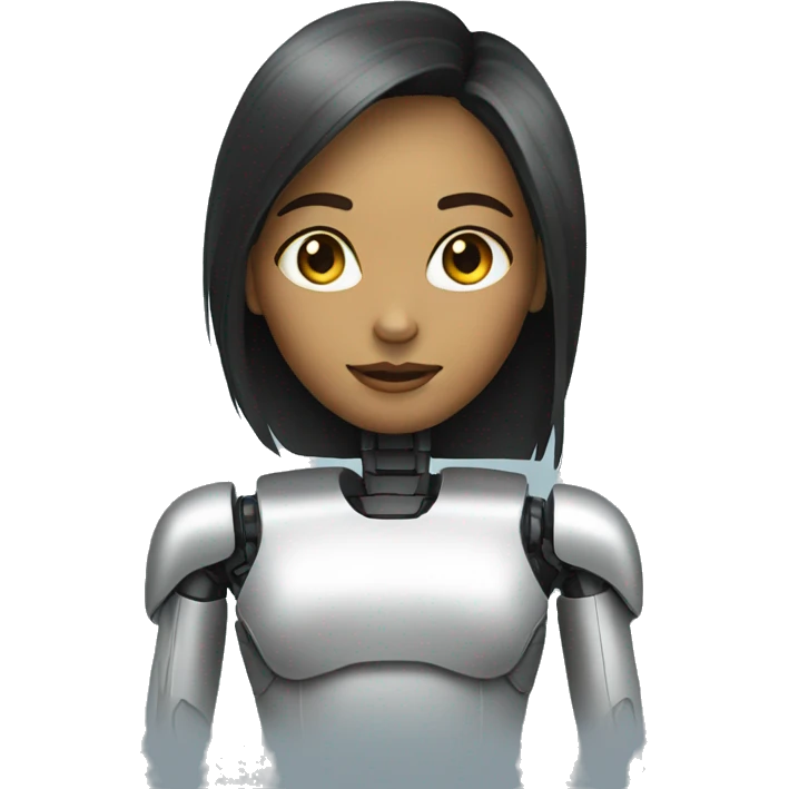 robot woman lap emoji