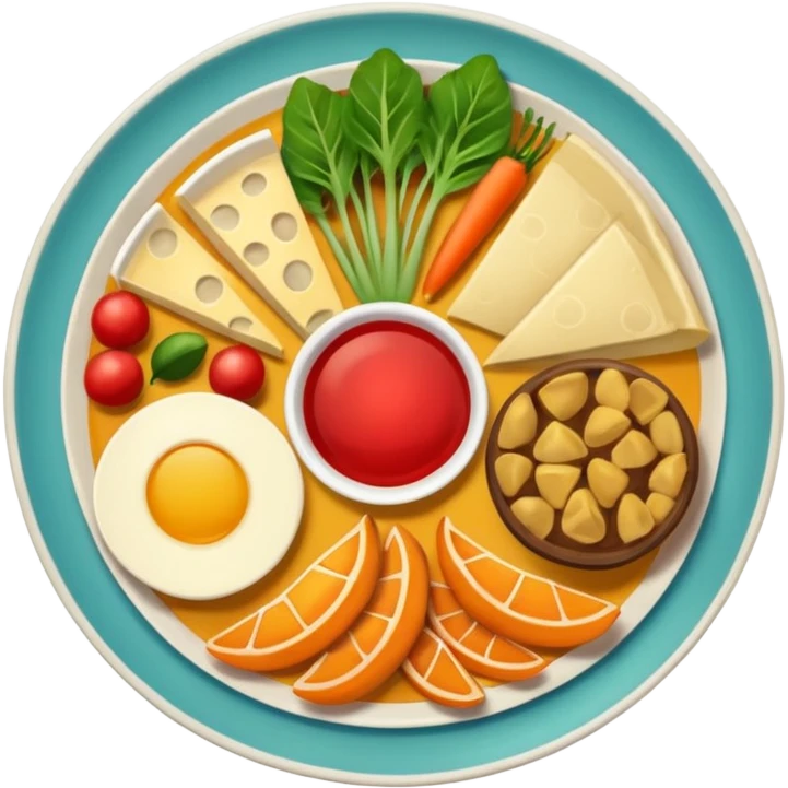 food plate emoji