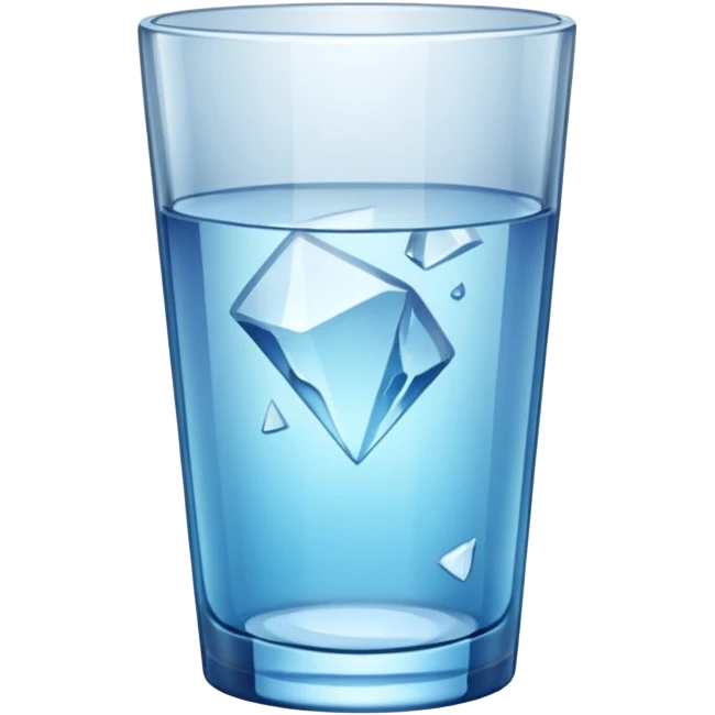 broken water glass emoji