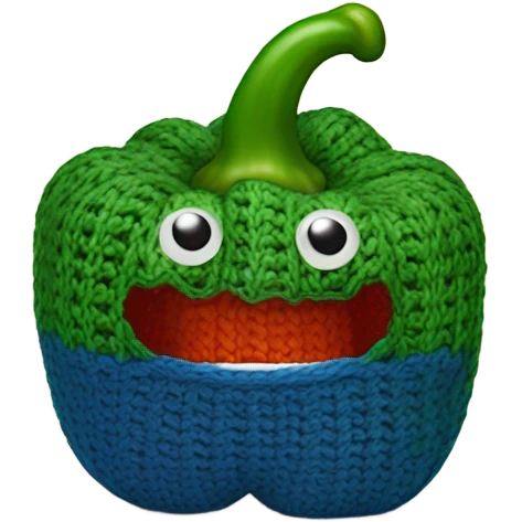 Pepper wearing a sweater emoji