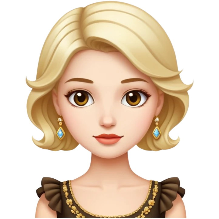 Rich girl emoji
