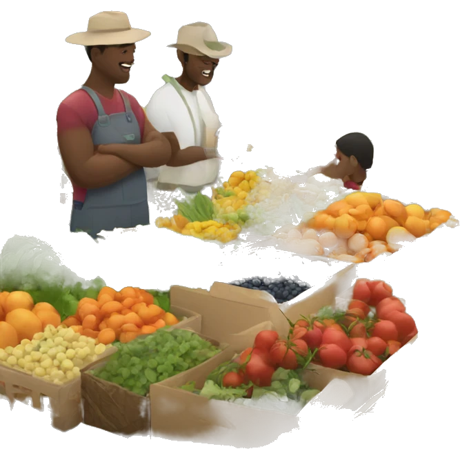 Farmers market emoji