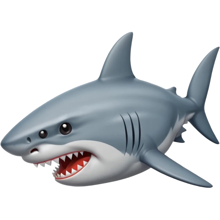 angry shark emoji