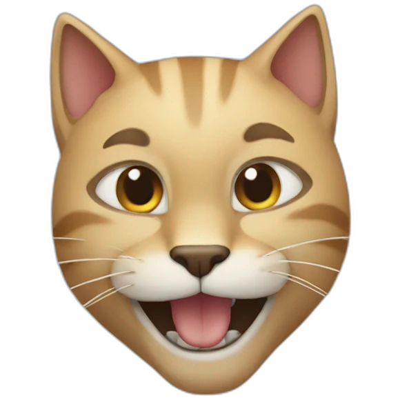 Gato-riendo emoji