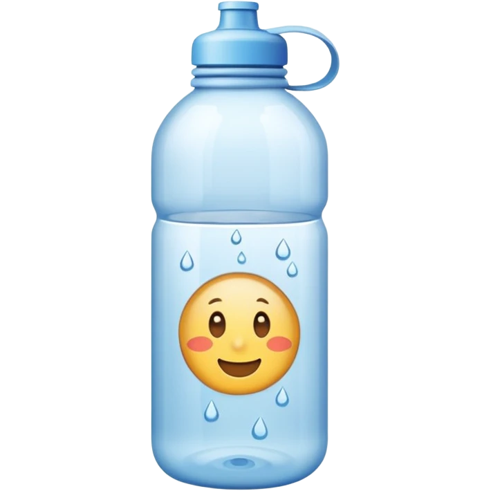 Store bought Water bottle emoji emoji