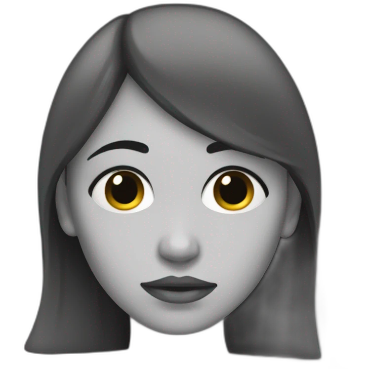 Fille très triste emoji