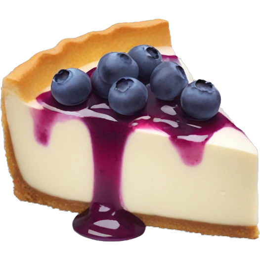 Blueberry Cheesecake  emoji