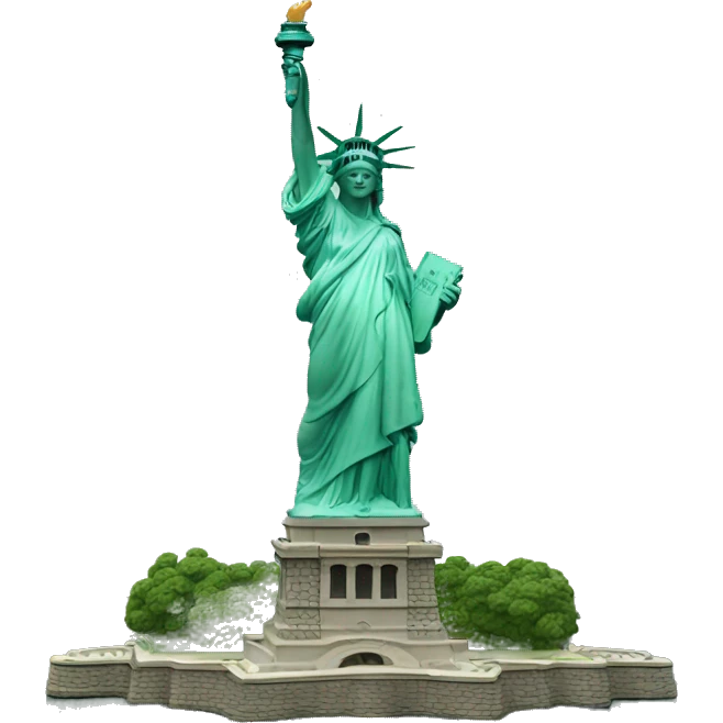 The Statue of Liberty emoji