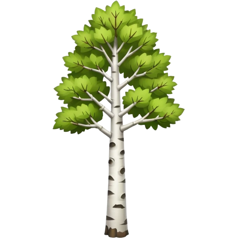 Birch tree emoji