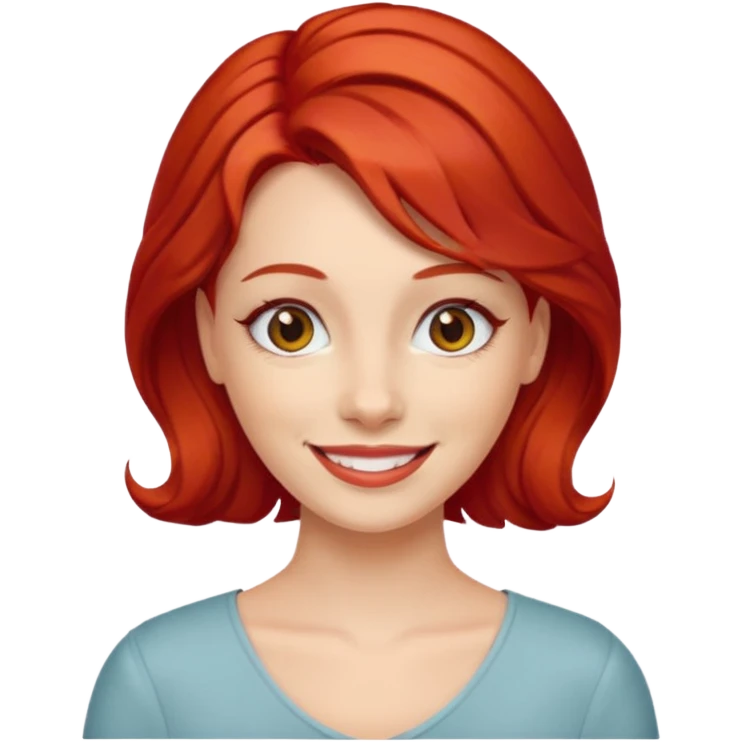 kırmızı toka takan kadın emoji