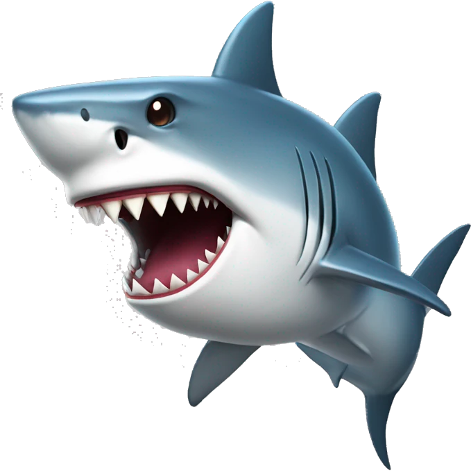 Shark with tophat  emoji