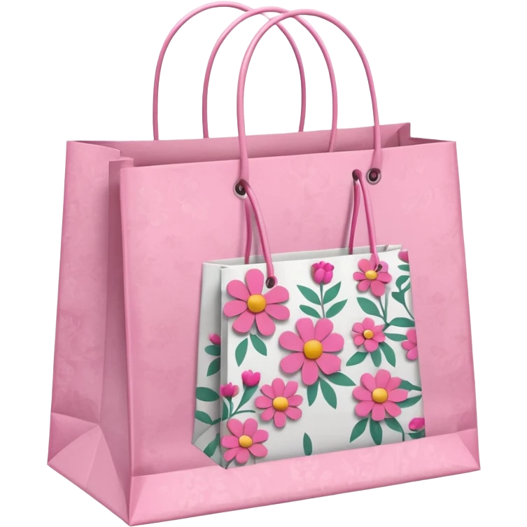 Shopping bags girly  emoji