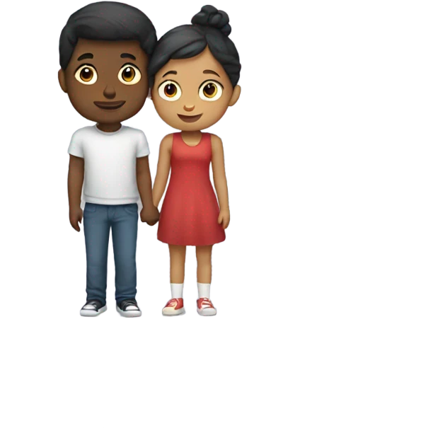 Boy and Girl in love emoji