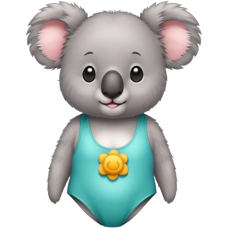 Koala wearing swimsuit  emoji