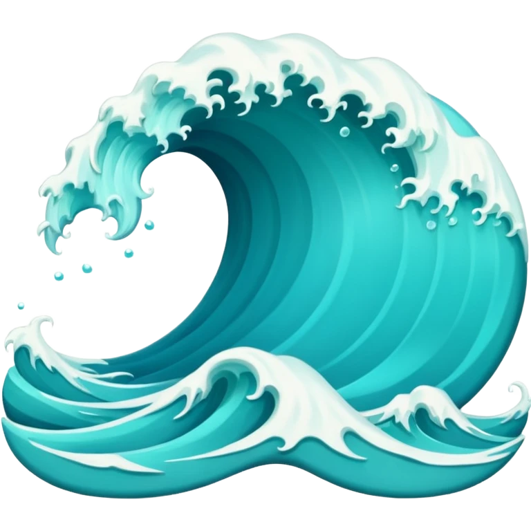 WOcean waves emoji