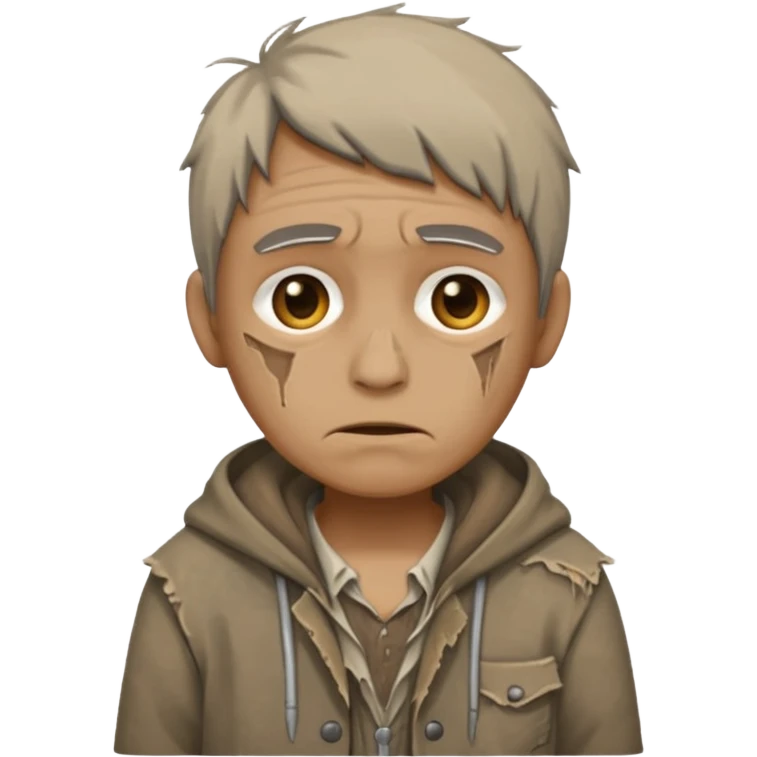 сгенерируй бедного человека emoji