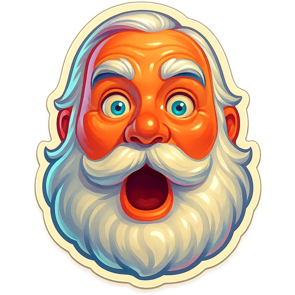A face displaying a surprise emotion. emoji