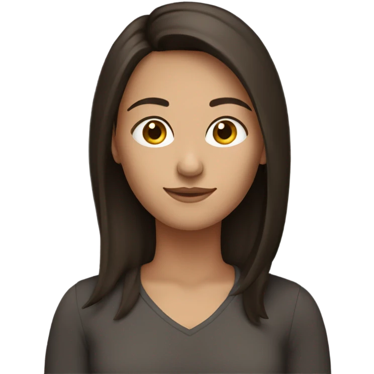 brunette in bi emoji