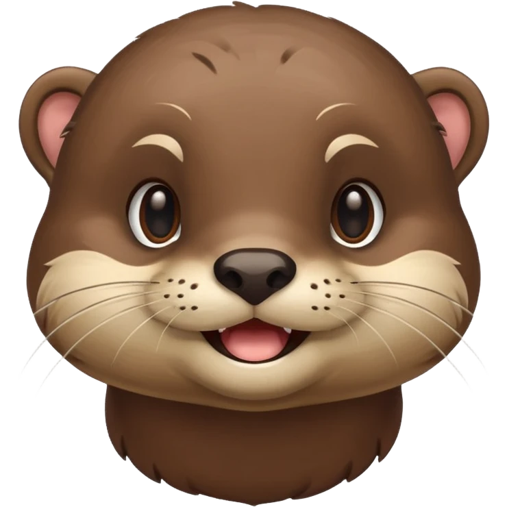 Smiling otter emoji