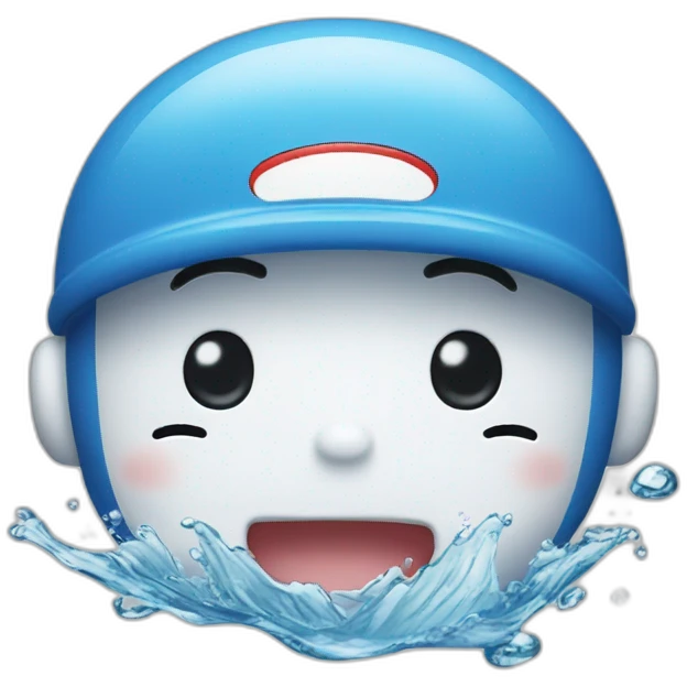 Doraemon the water emoji