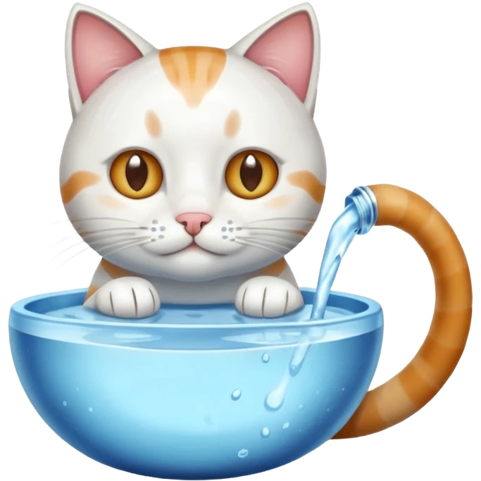 Cat Nutrition and Water Management emoji