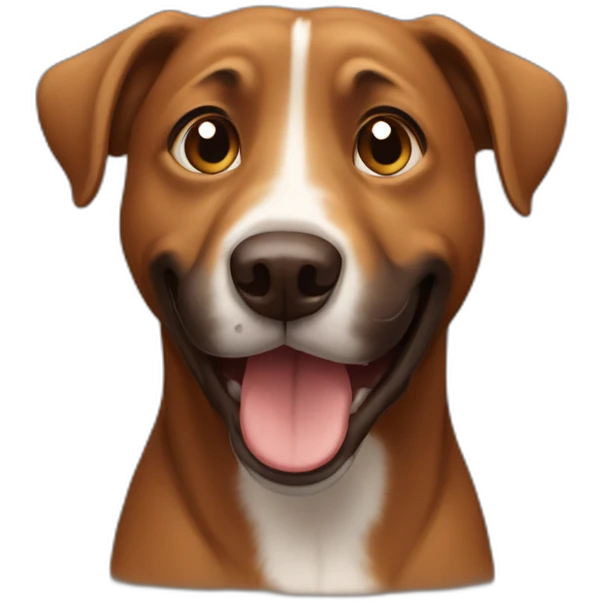 happy-brown-dog emoji
