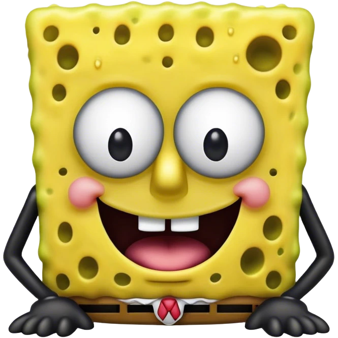 Black spongebob emoji
