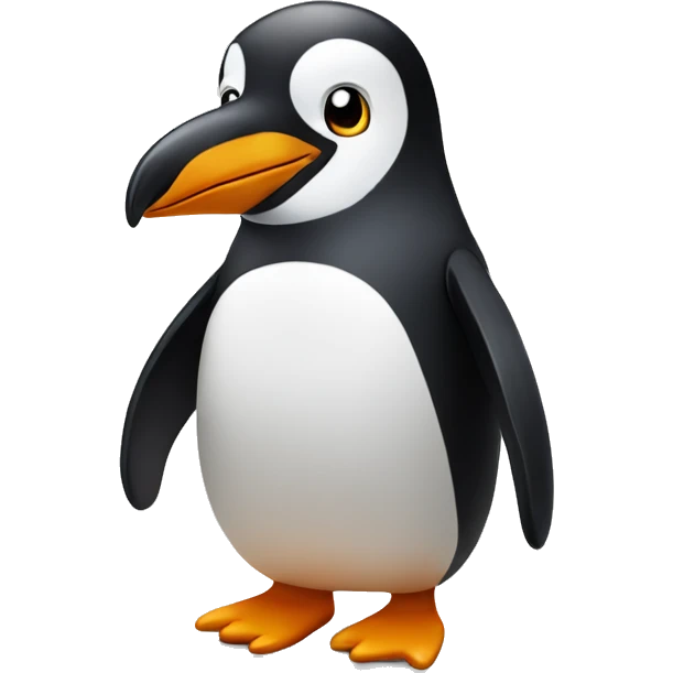 Tourist penguin emoji
