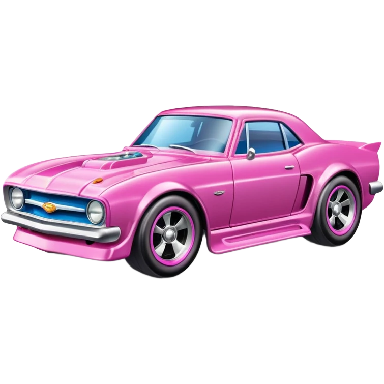 Машинка HotWheels розового цвета в классической упаковке HotWheels. emoji