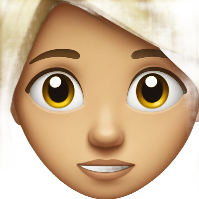 Girl crying emoji