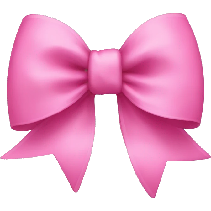 pink bow emoji