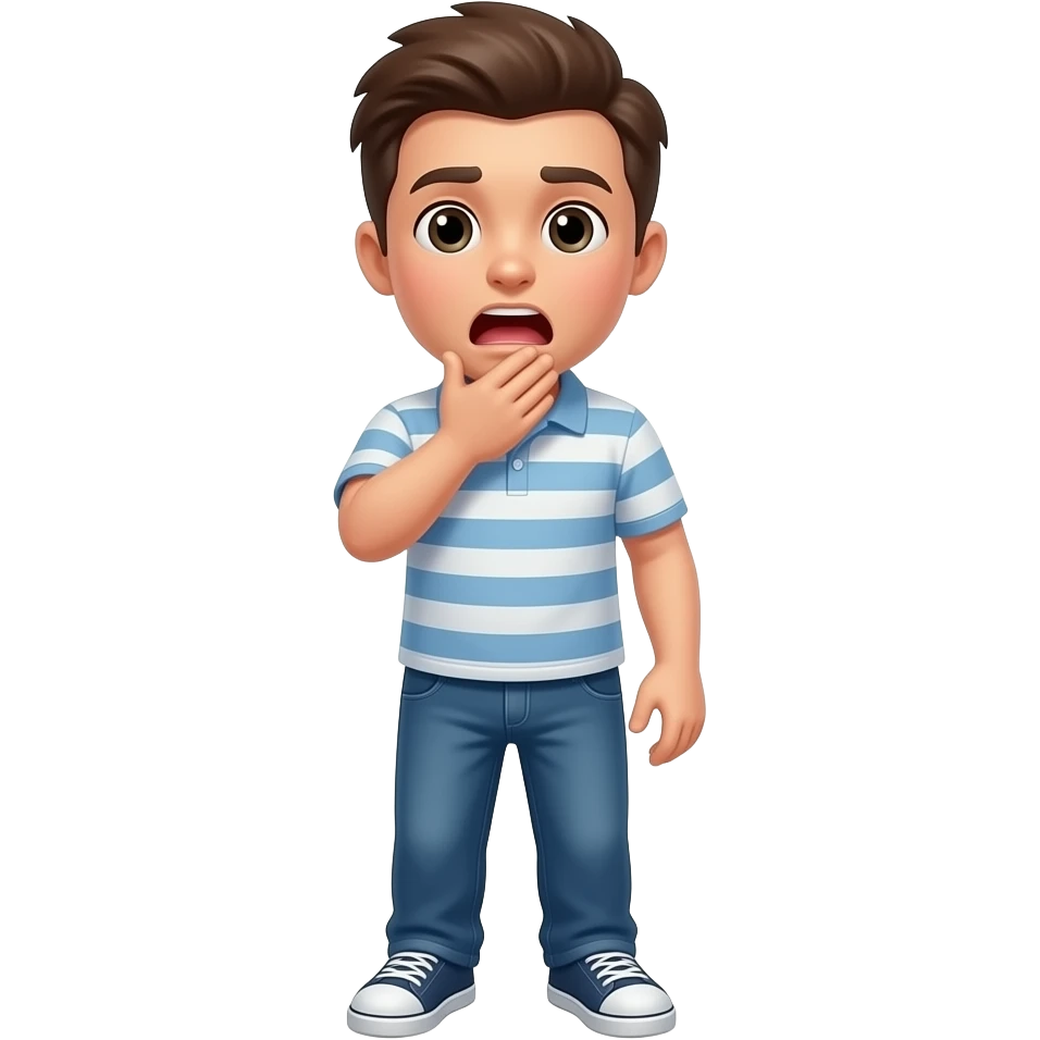 Chocking out but just simple emoji