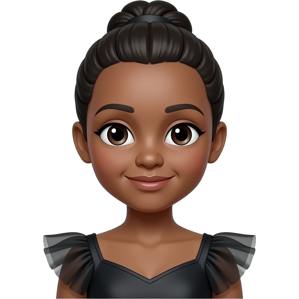 BLACK BALLERINA emoji