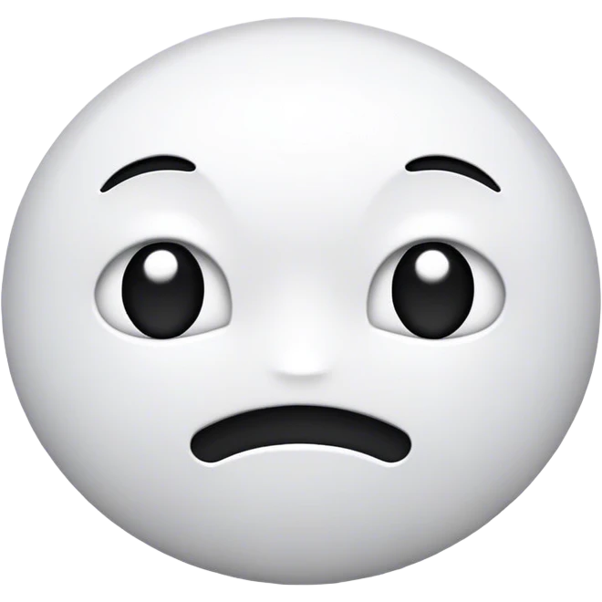 Make this black and white emoji