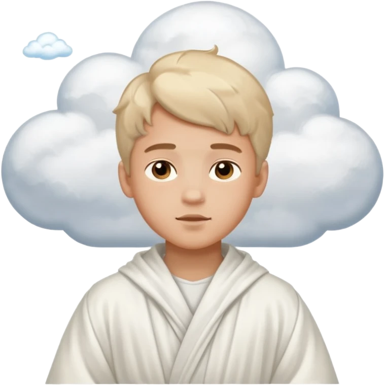 Chico en las nubes emoji