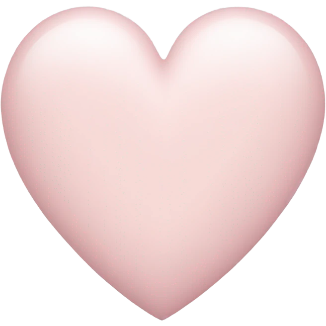 pale pink heart emoji