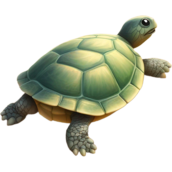 Turtle at the beach  emoji
