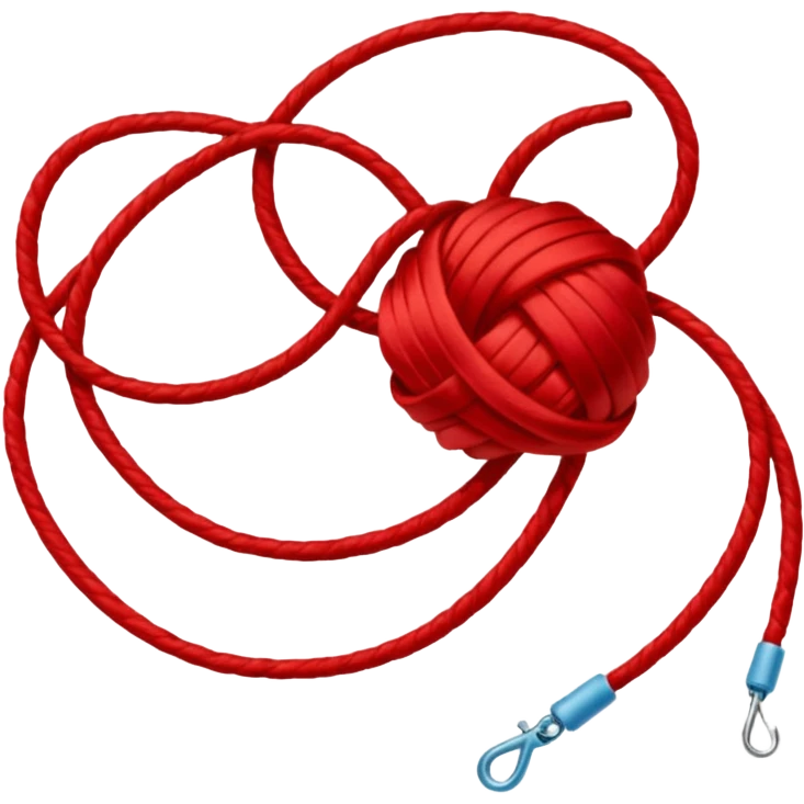 Red thread emoji