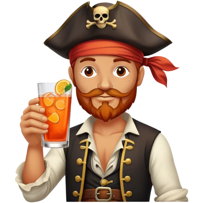 aperol spritz pirate emoji