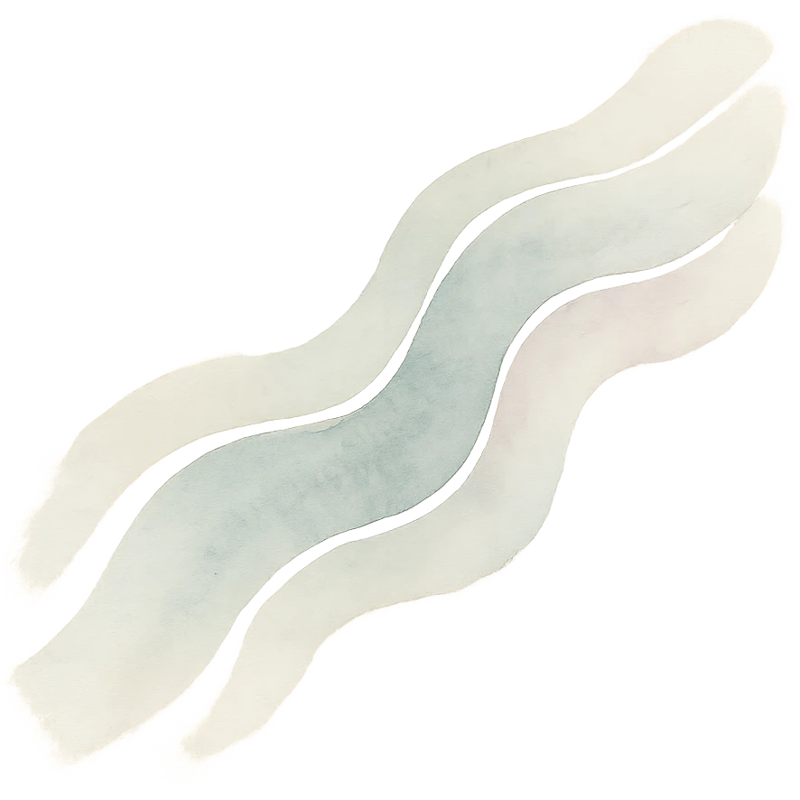 flowing water representing movement, soft and fluid watercolor style emoji
