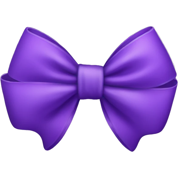 purple bow emoji
