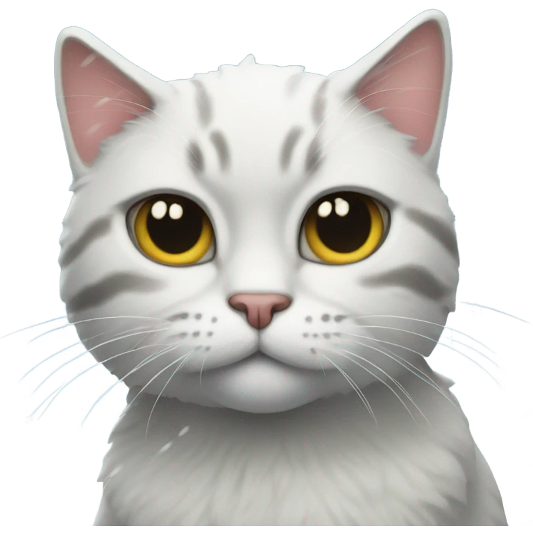 Fbi cat in snow emoji