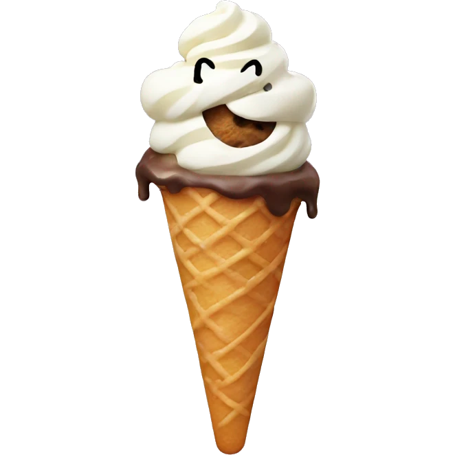 cane con gelato emoji