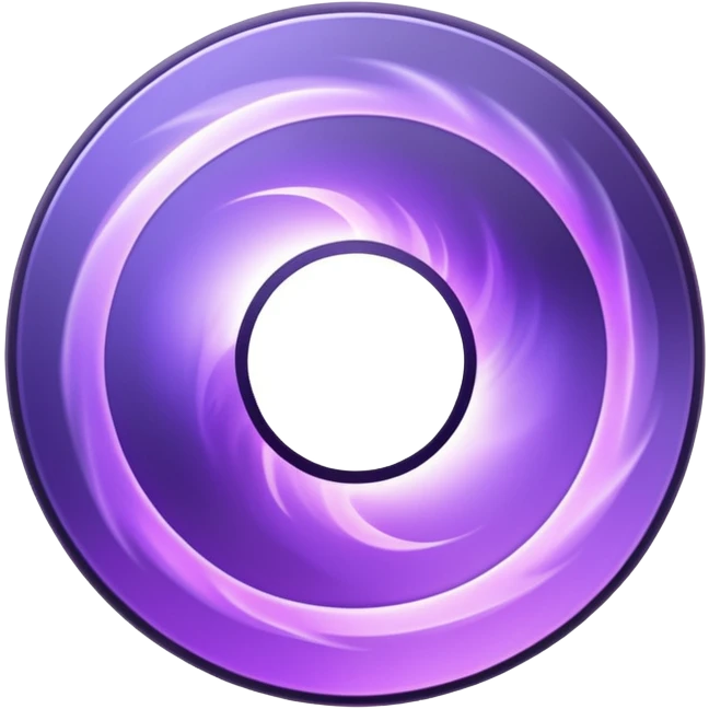 A minimalist CD disc with a subtle fire design, purple fire emoji