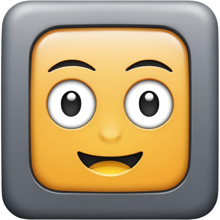 Pixeled style block emoji