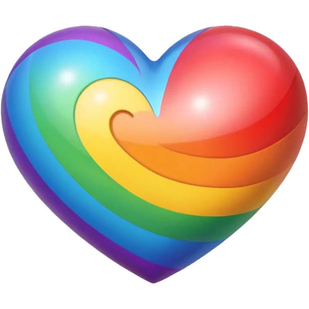 무지개하트 emoji