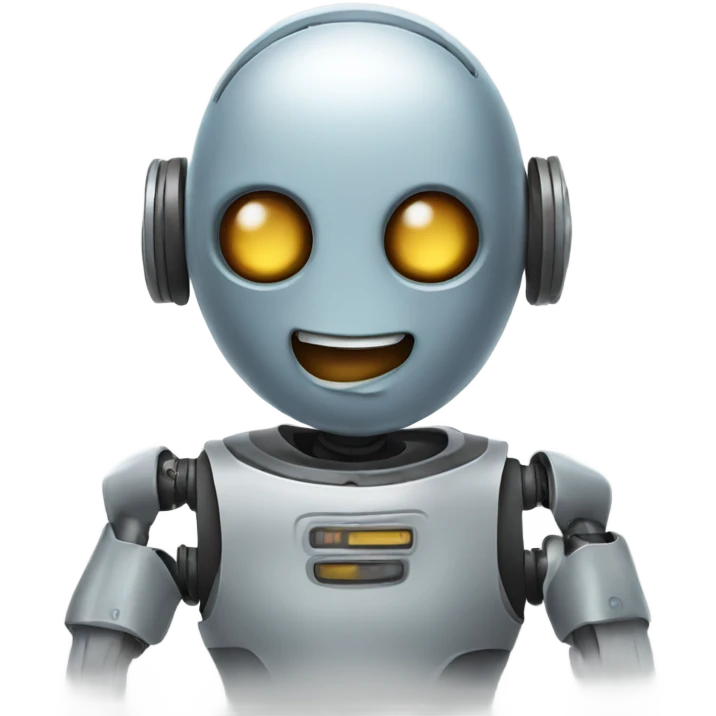happy robot emoji