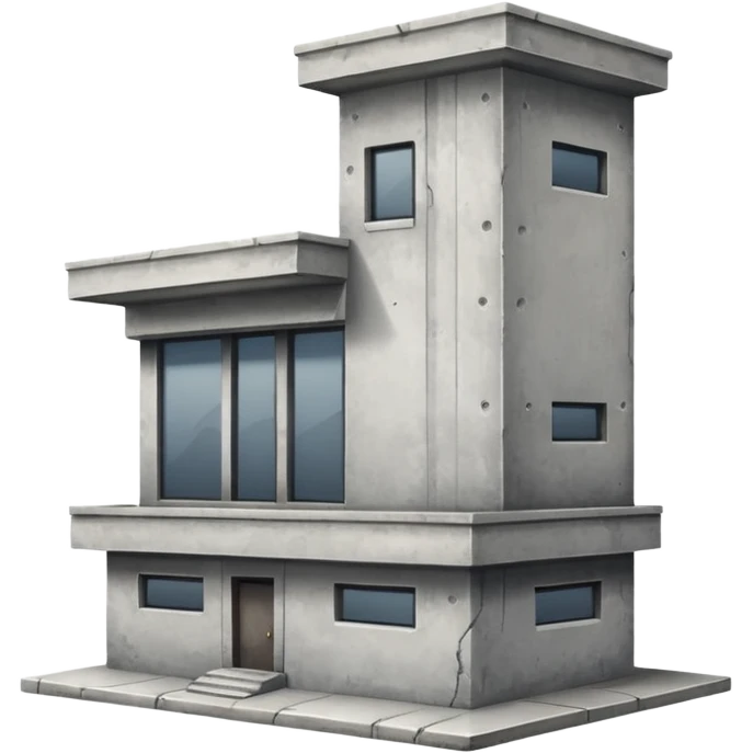 pick-up point, gray building emoji